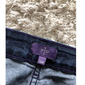 NYDJ Jeans - NYDJ Marilyn Straight Leg Dark Rinse Jeans 16W NYDJ Jeans - NYDJ Marilyn Straight Leg Dark Rinse Jeans 16W